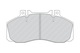 BRAKE PAD SET FRONT/REAR MERCEDES VARIO FERODO OEM